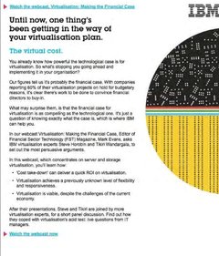 IBM ‘Virtualisation email’