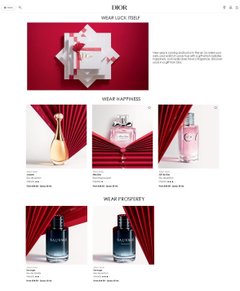 Christian Dior CNY Web Campaign