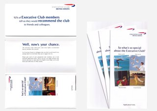British Airways '92%' mailing