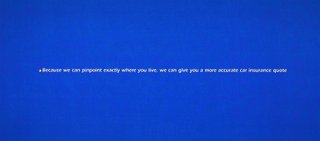 AXA 'Pinhole' post card